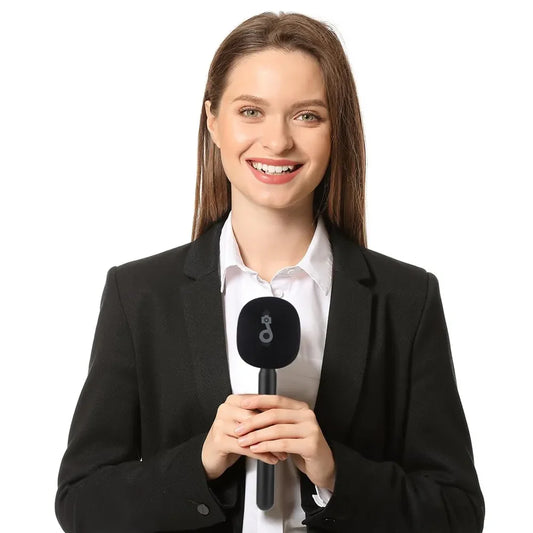 CandC Wireless Dual - Microphone double pour interview avec 2 émetteurs et 1 récepteur