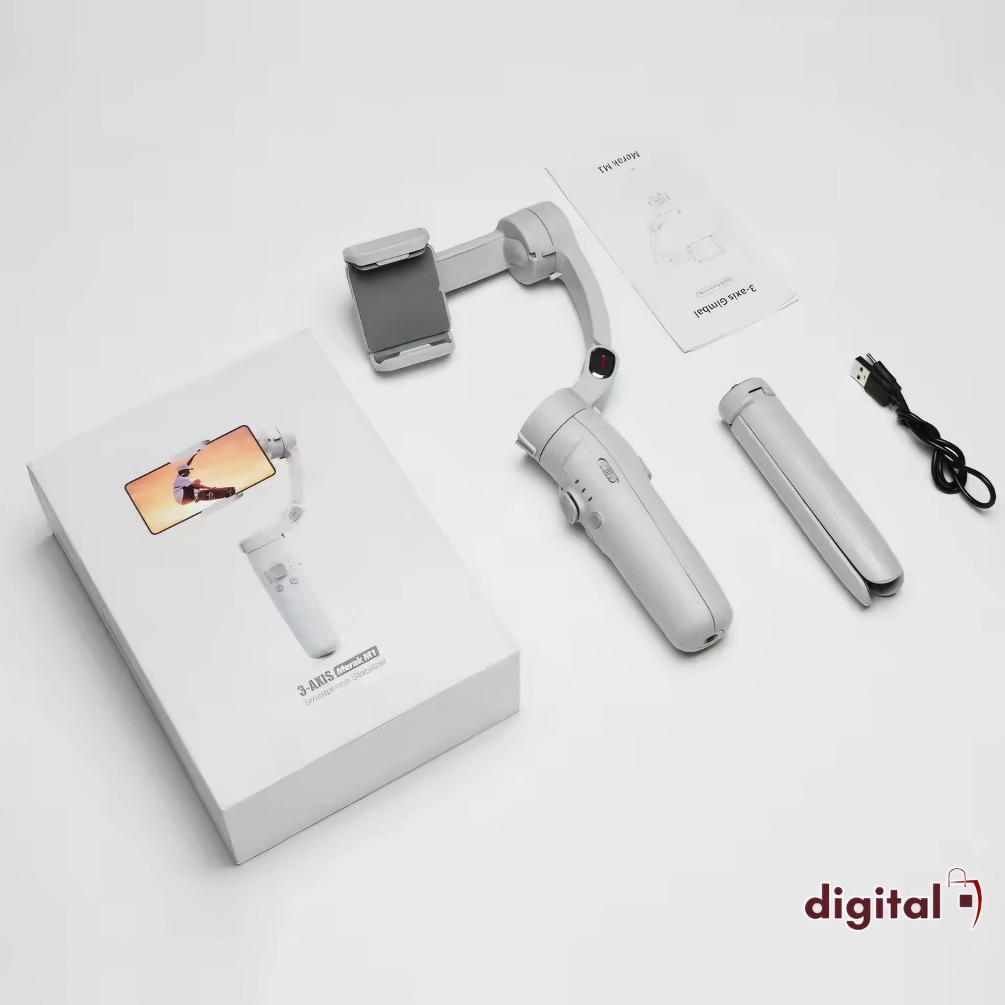 Merak One M1 - Stabilisateur à 3 Axes pour Téléphone
