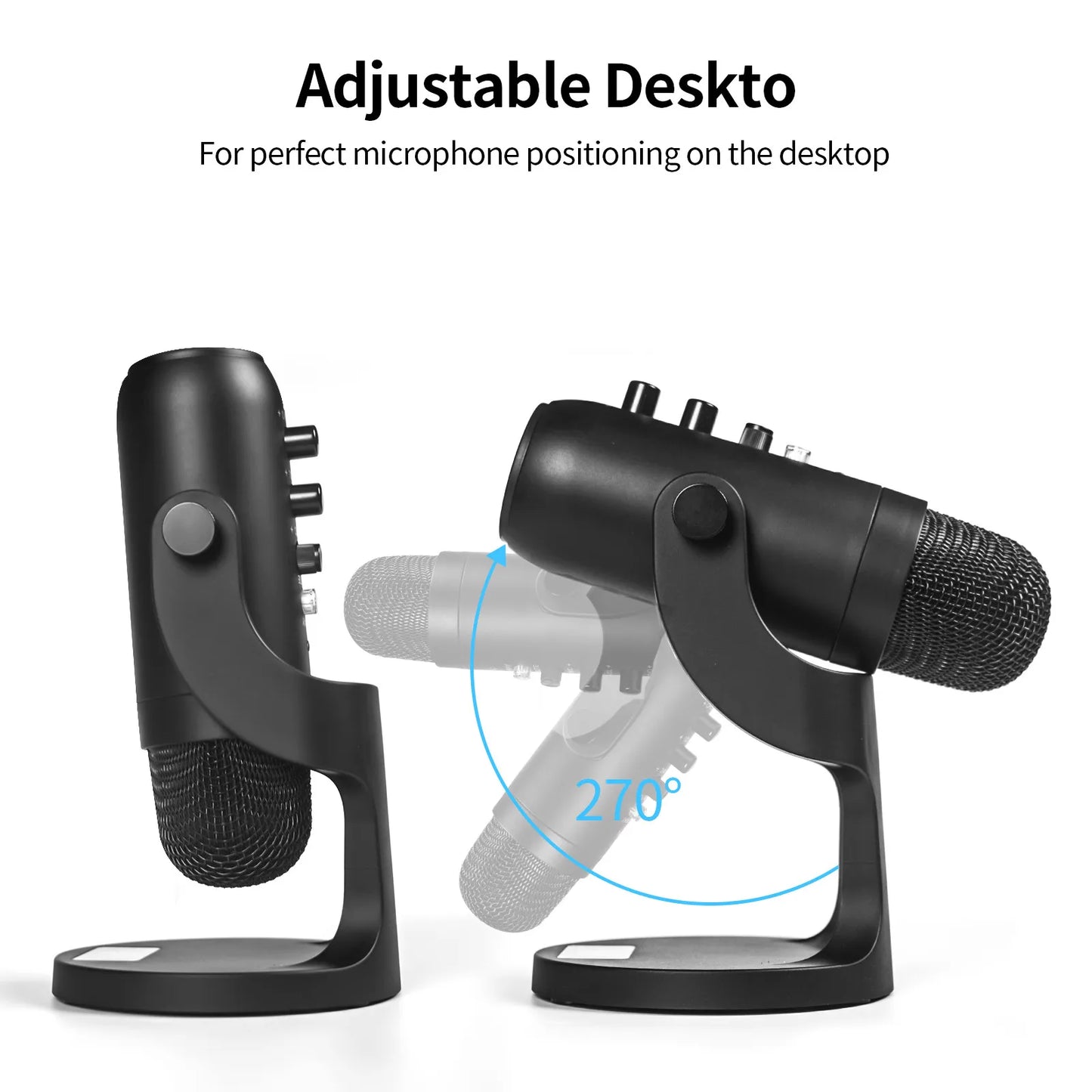 MC-PW8 - Microphone à condensateur USB pour iOS/Android/Windows/Mac