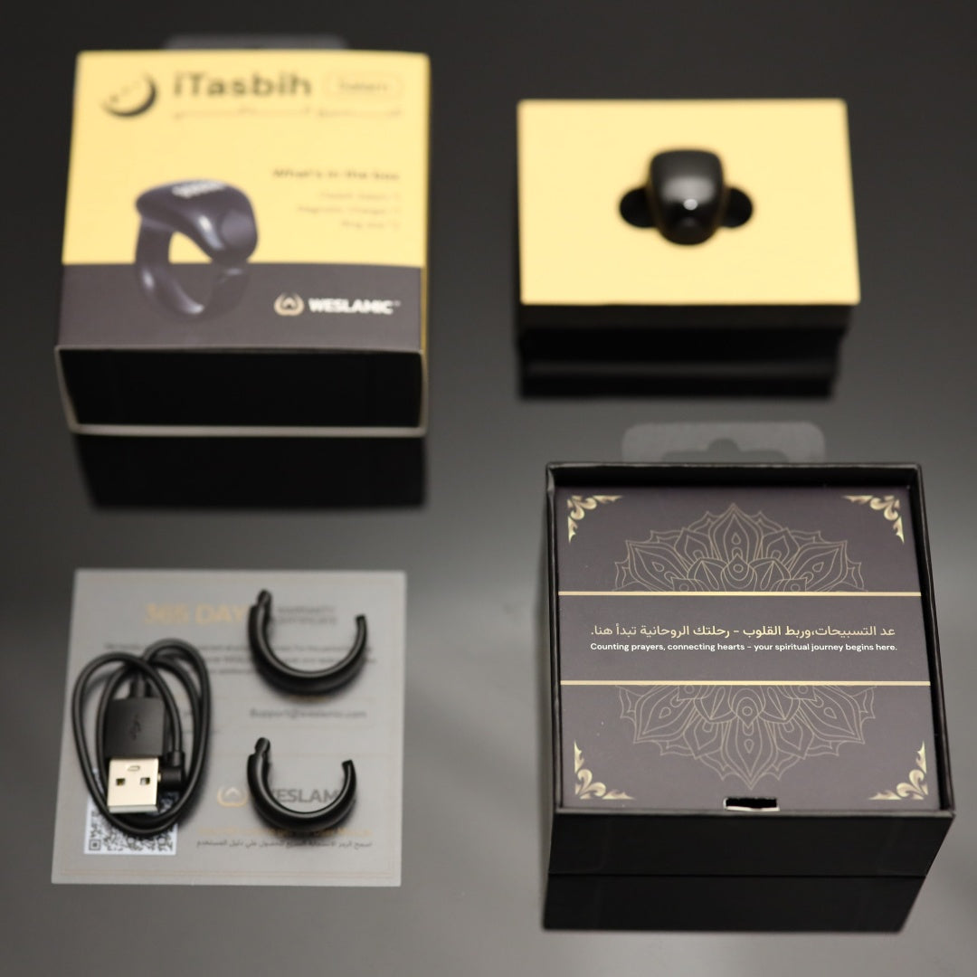 iTasbih Salam - Bague Zikr Intelligente (2 en 1)
