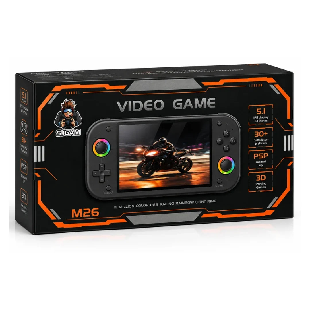 Rétro M26 – Console De Jeu Portable avec + 20000 Jeux Installés
