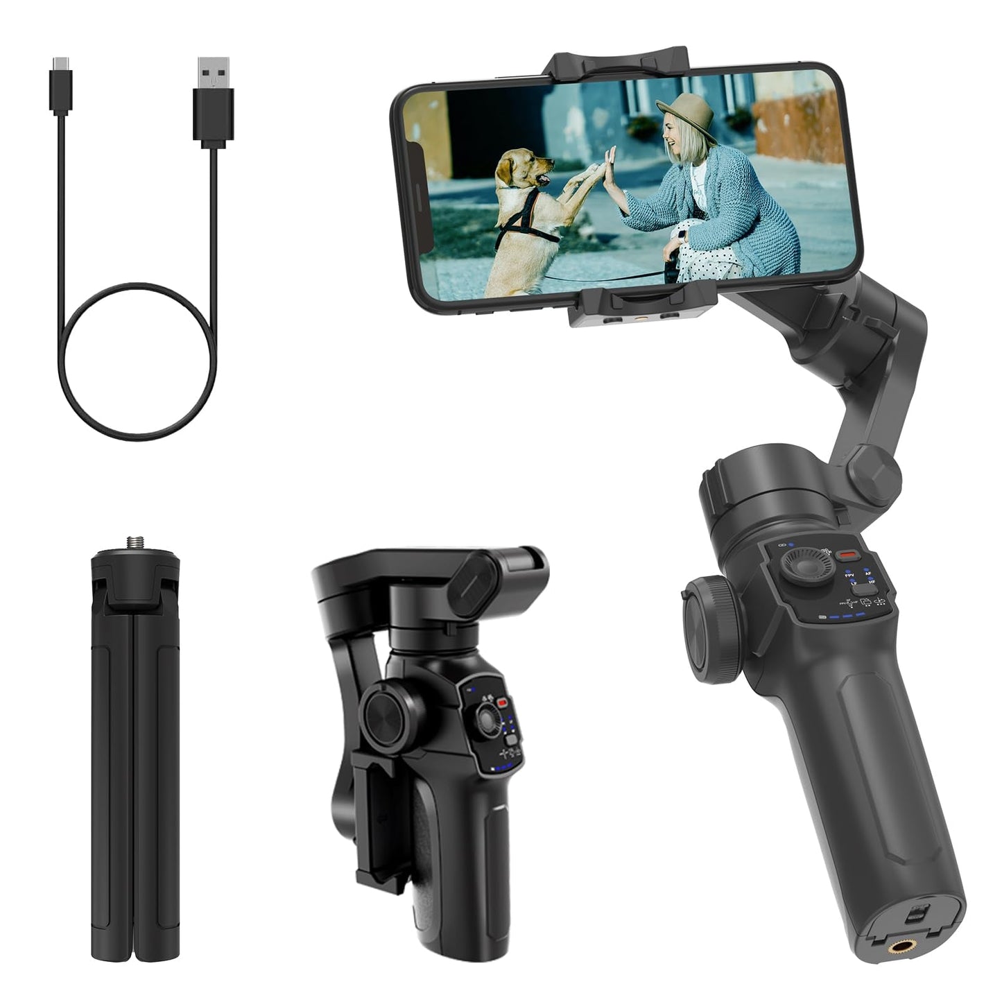 L9 - Stabilisateur pour Téléphone Android et iPhone