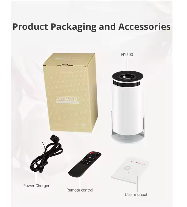 HY300 - Vidéo Projecteur Mobile Full HD