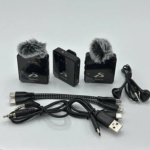 Microphone sans fil multifonction 3 en 1 SX85 pour Téléphone & Camera
