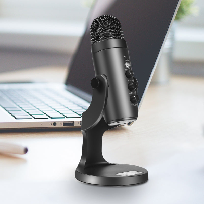 MC-PW8 - Microphone à condensateur USB pour iOS/Android/Windows/Mac