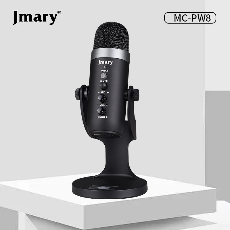 MC-PW8 - Microphone à condensateur USB pour iOS/Android/Windows/Mac