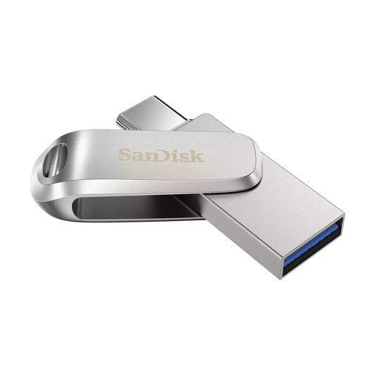 Clé USB 3.2 Gen 1 SanDisk Ultra Dual Drive Luxe (USB-C / USB-A)