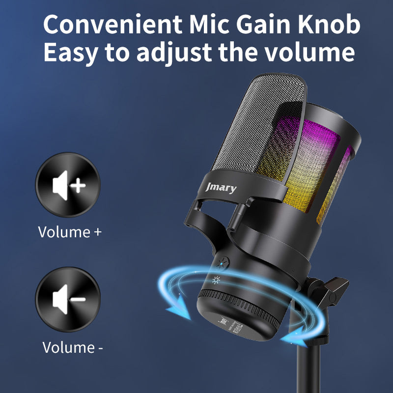 MC-PW13 - Microphone Professionnel – Plug & Play USB/Type-C – Pour Ordinateur, Smartphone et Tablette