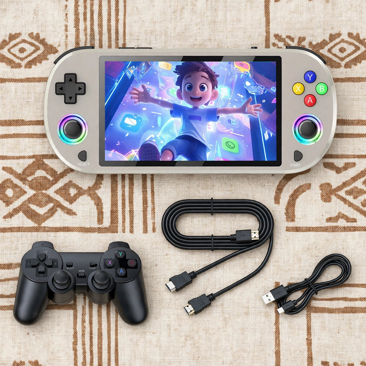 Rétro M22P – Console De Jeu Portable avec + 20000 Jeux Installés