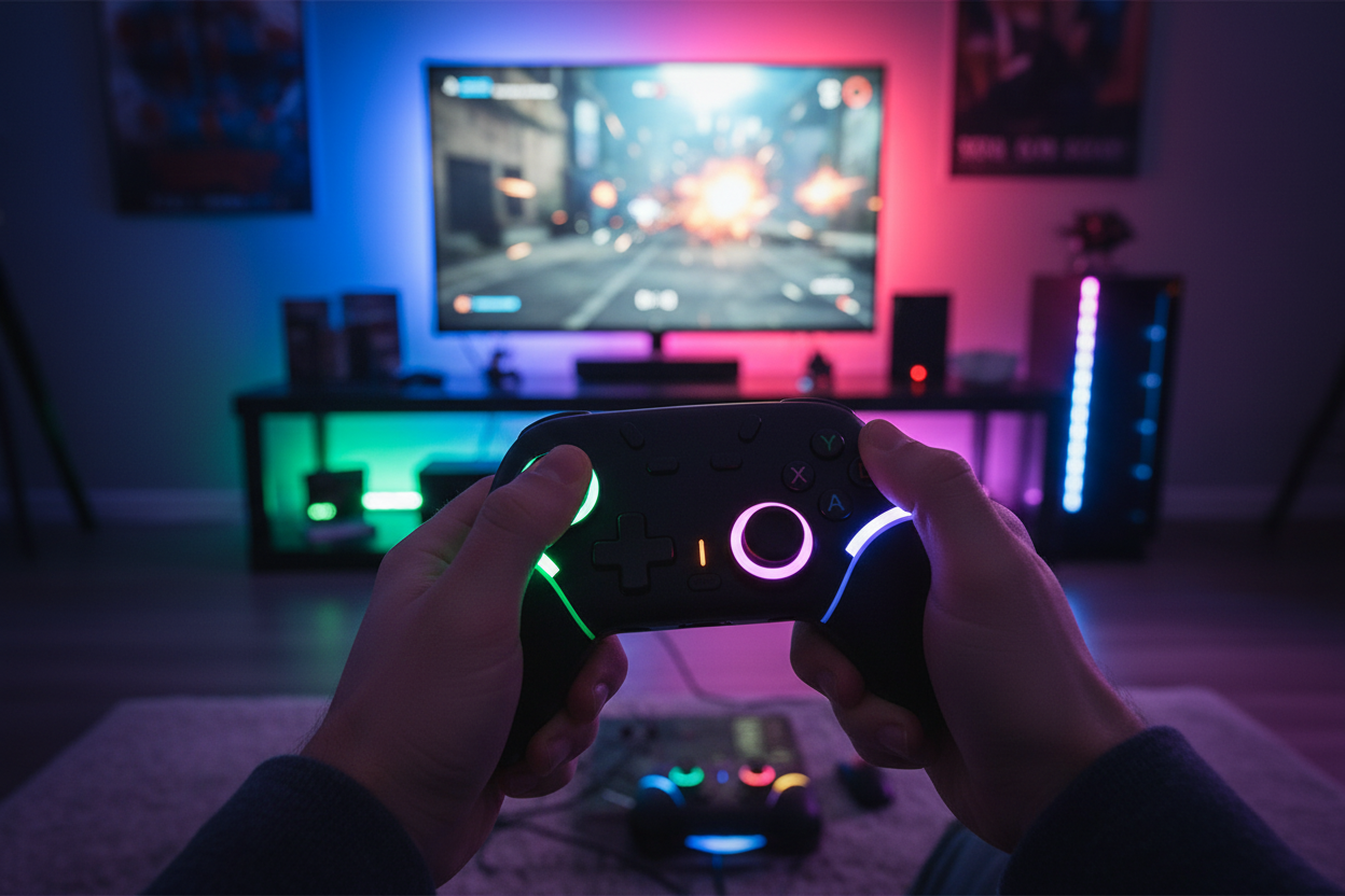 Manette x9 - Sans Fil Pour Téléphone, Ordinateur, PS3/PS4 et Switch