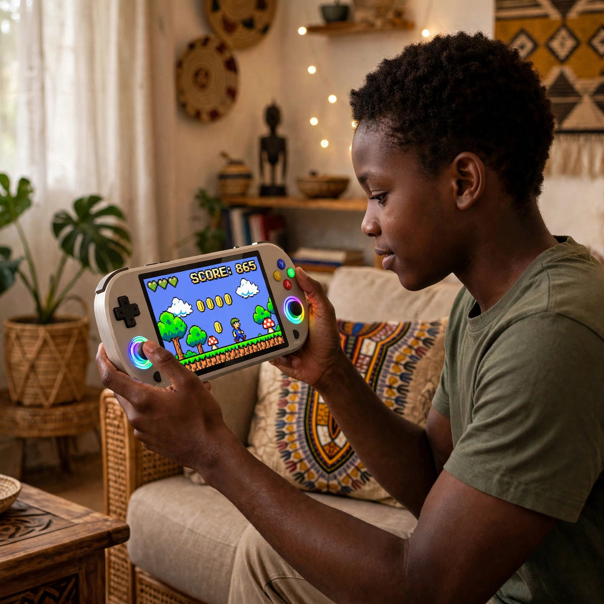 Rétro M22P – Console De Jeu Portable avec + 20000 Jeux Installés
