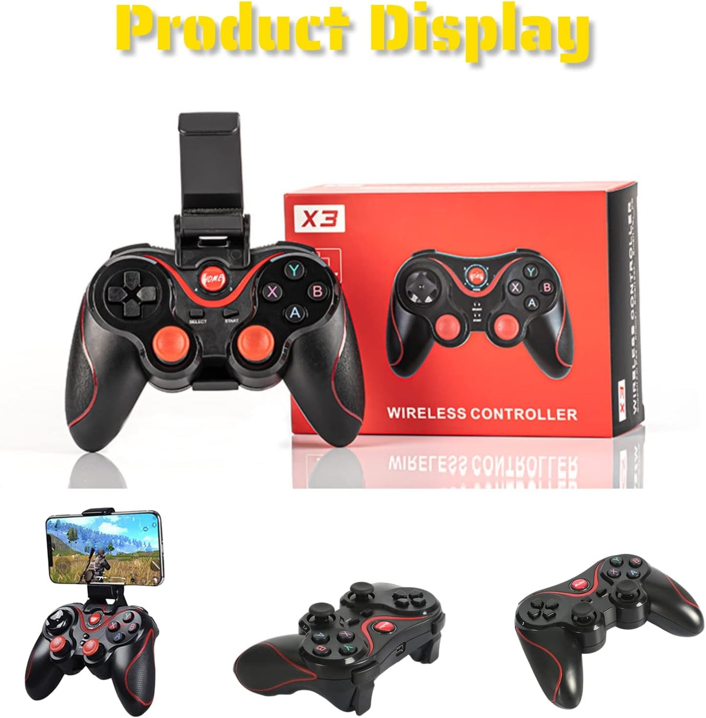 Manette de Jeu X3 - Téléphone & Android TV