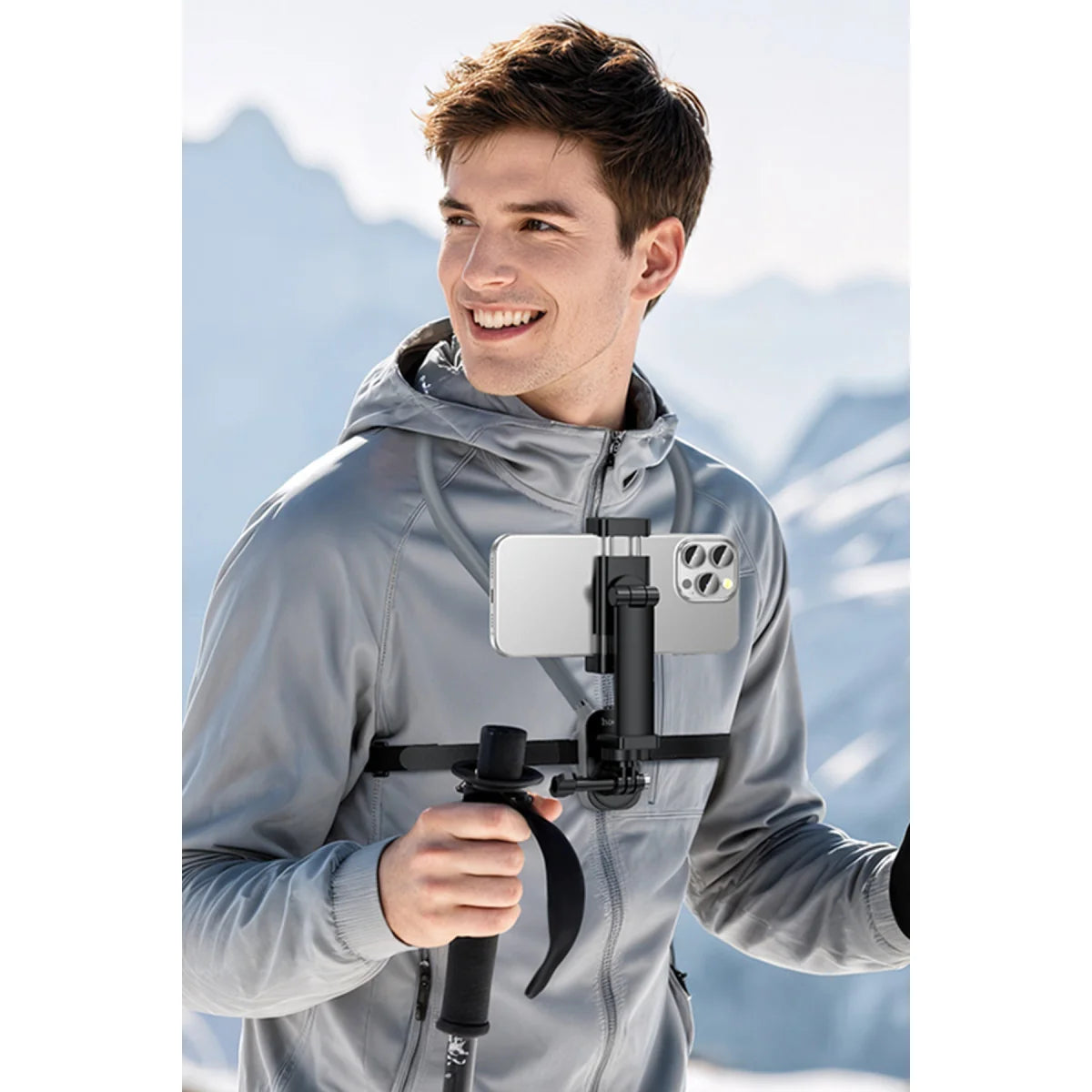 Support Kit Mains libres pour Filmer en POV - Téléphone et Caméras d’action
