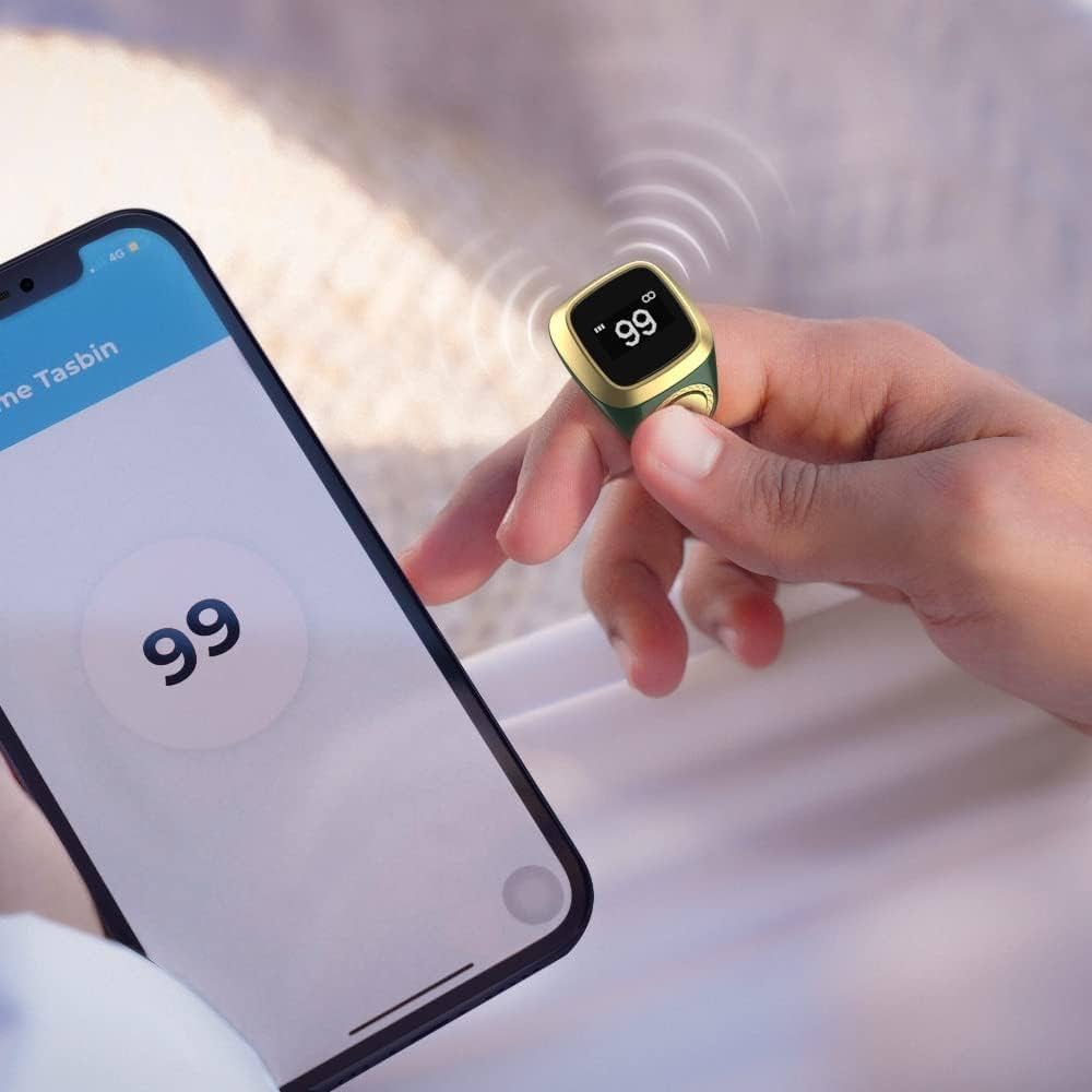 iQibla Lite - Bague de Zikr Intelligente - Vert