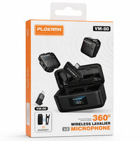 Micro Cravate VM80 - Pour iPhone & Android avec Boîtier de Charge