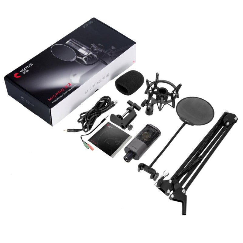 MicPro X2 - Kit de Microphone pour Enregistrement en Studio sur PC