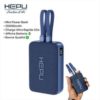 PowerBank Original Hepu - Charge rapide - 20000mAh