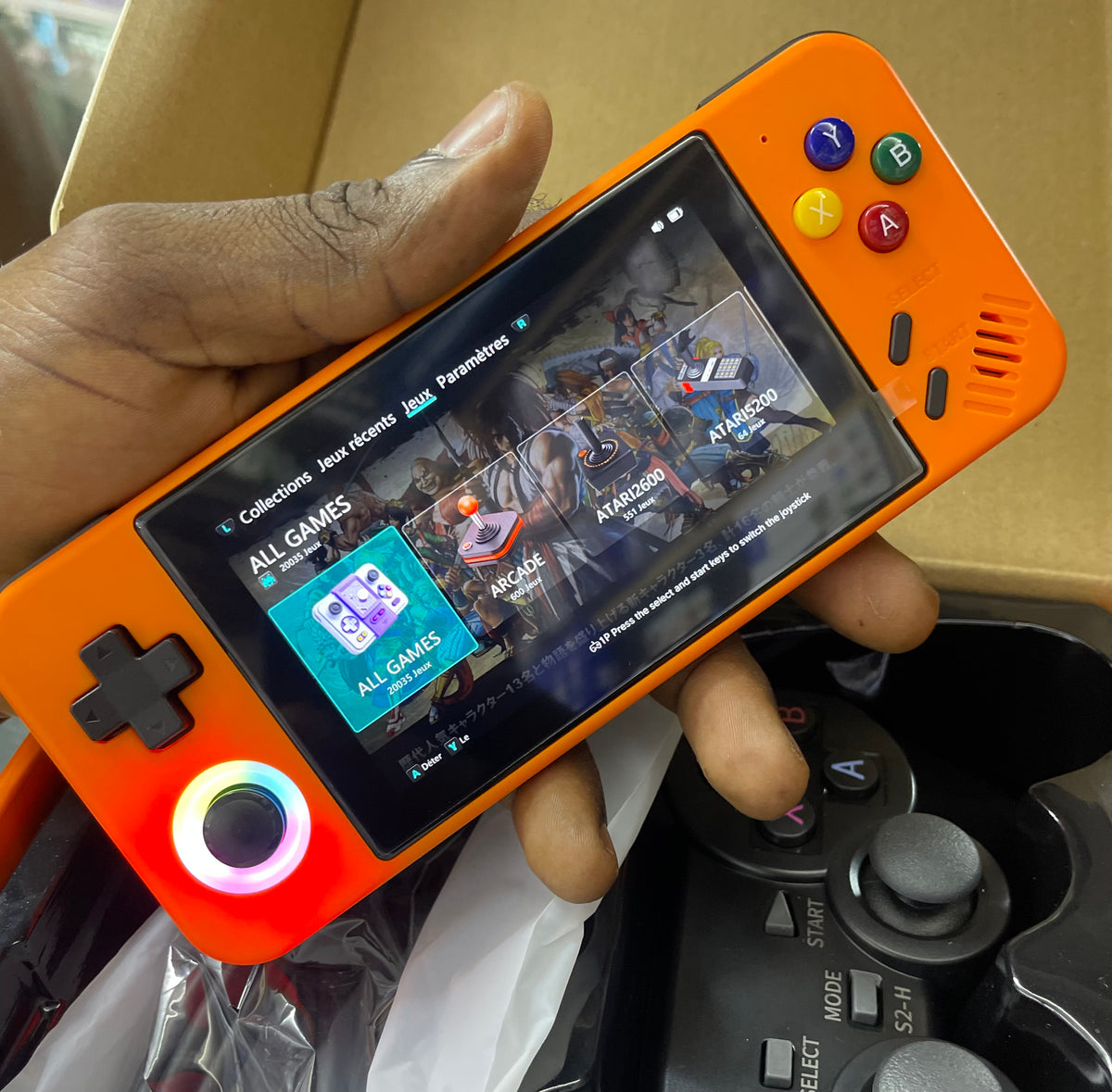 Rétro M41P – Console De Jeu Portable avec + 20000 Jeux Installés