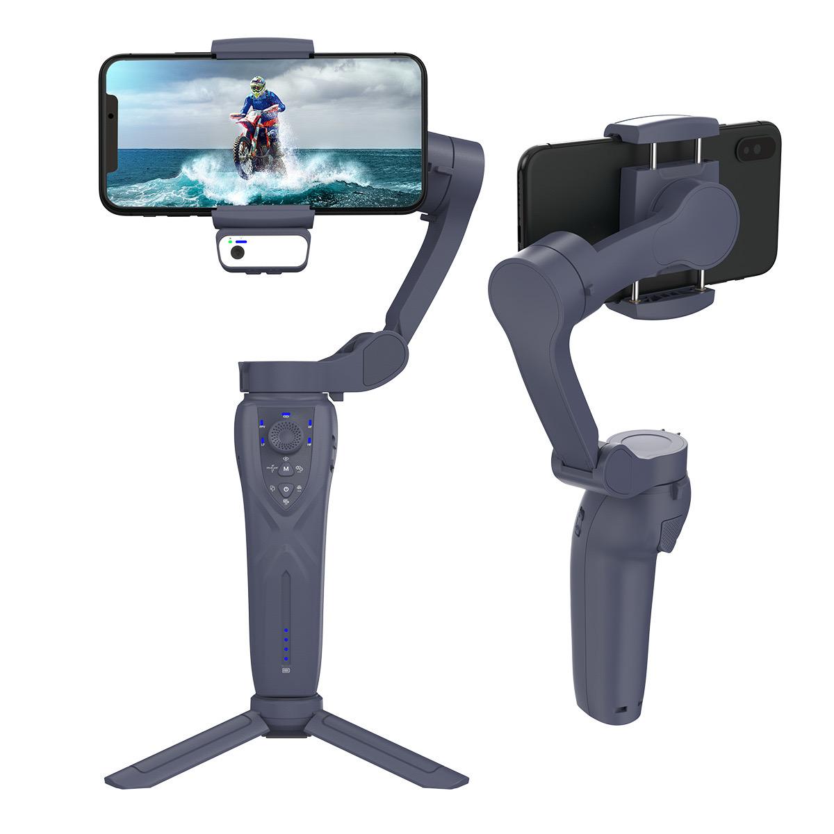 F12 - Stabilisateur à 3 axes avec trépied, vlogging, enregistrement vidéo, outils pour YouTuber