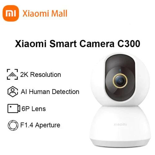 Xiaomi C300 - Caméra de Surveillance Ultra HD avec Detection Humaine par IA