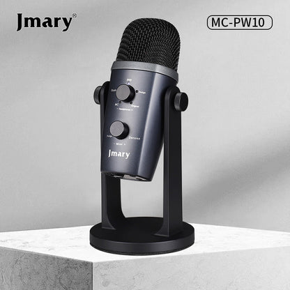 MC-PW10 - Microphone USB Pro Pour Téléphone et Ordinateur