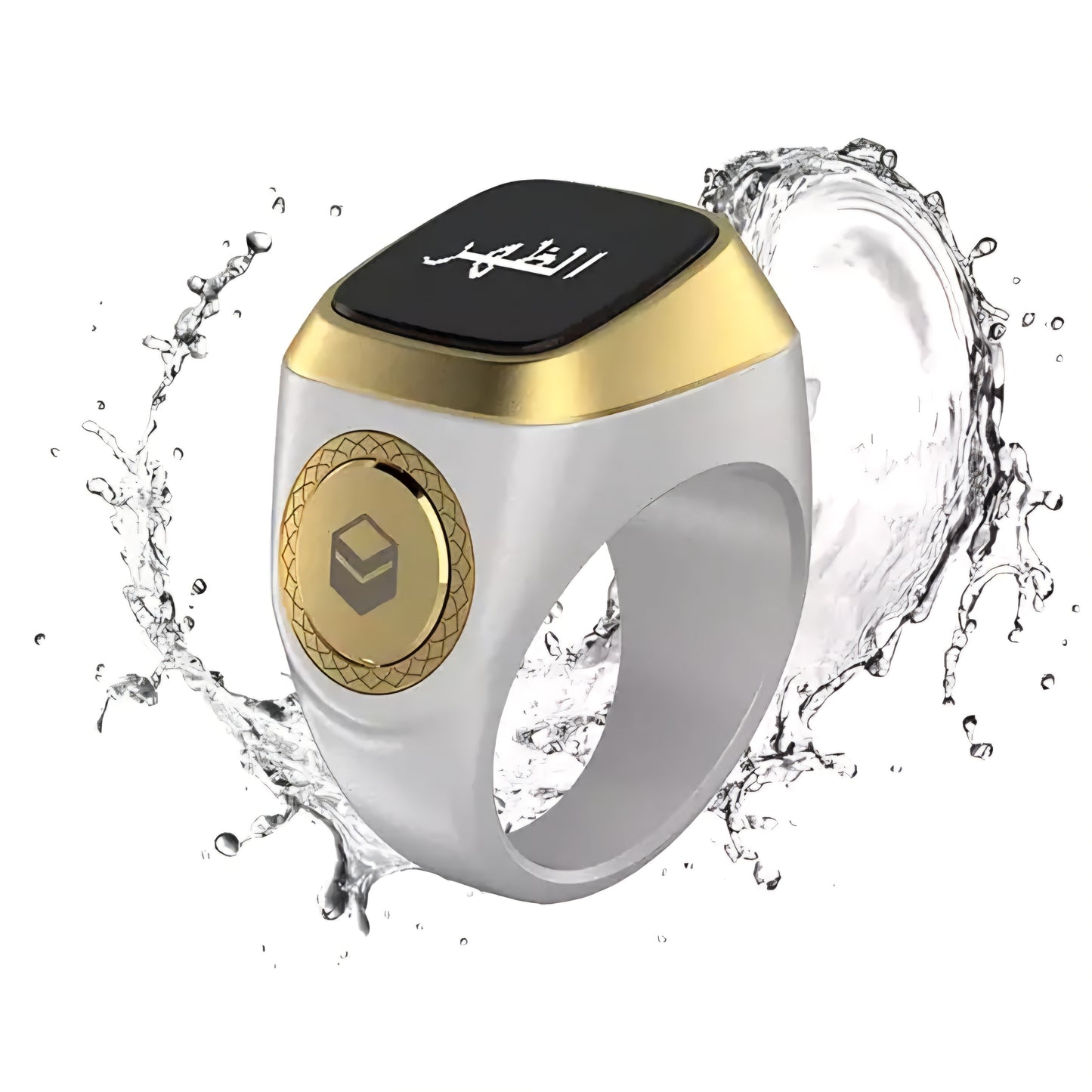 iQibla Lite - Bague de Zikr Intelligente - Blanc