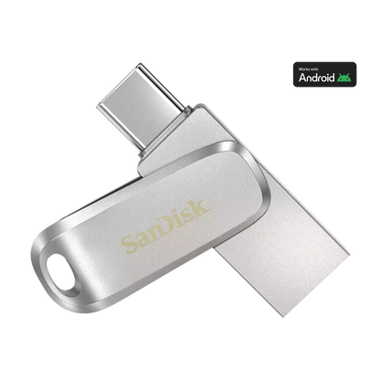 Clé USB 3.2 Gen 1 SanDisk Ultra Dual Drive Luxe (USB-C / USB-A)