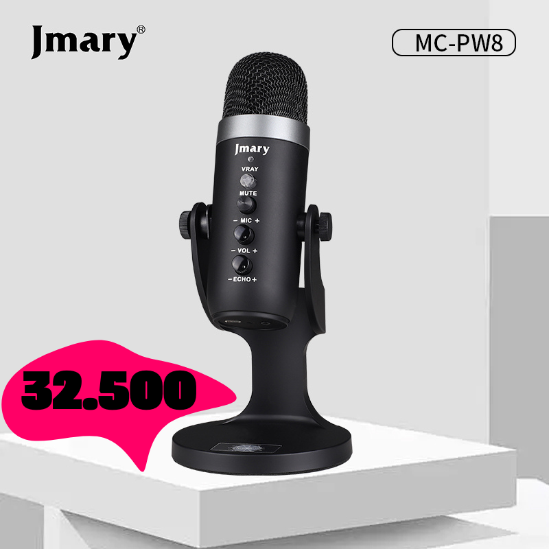 MC-PW8 - Microphone à Condensateur USB  pour Téléphone & Ordinateur