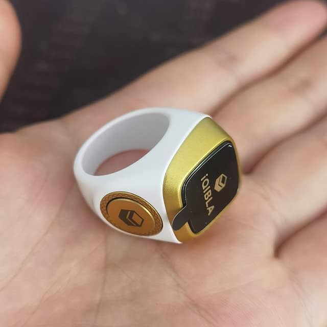 iQibla Lite - Bague de Zikr Intelligente - Blanc