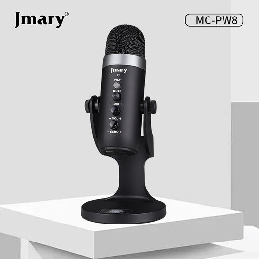 MC-PW8 - Microphone à condensateur USB  pour iOS/Android/Windows/Mac