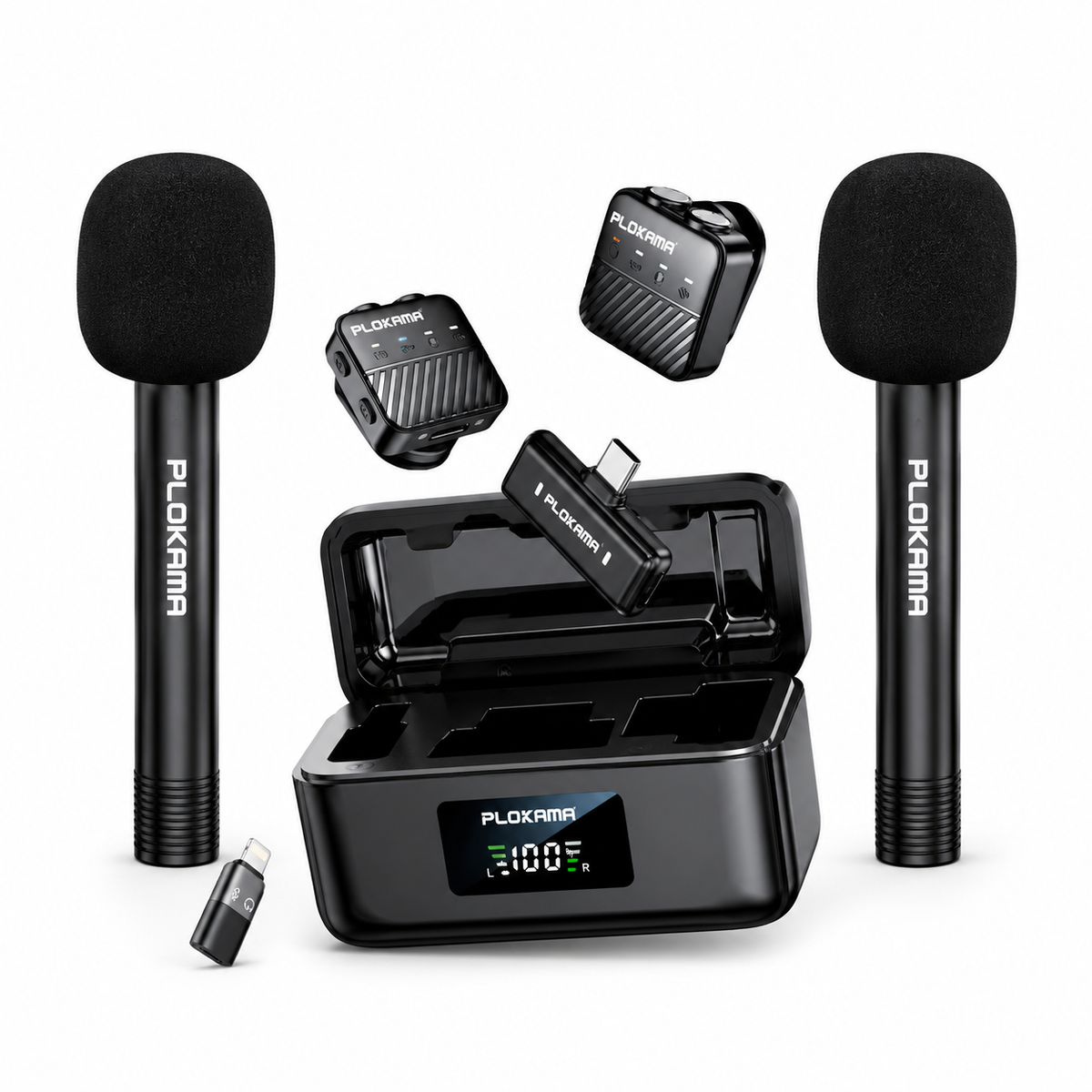 Plokama WM80 - Pack Micro Cravate & Interview pour iPhone & Android