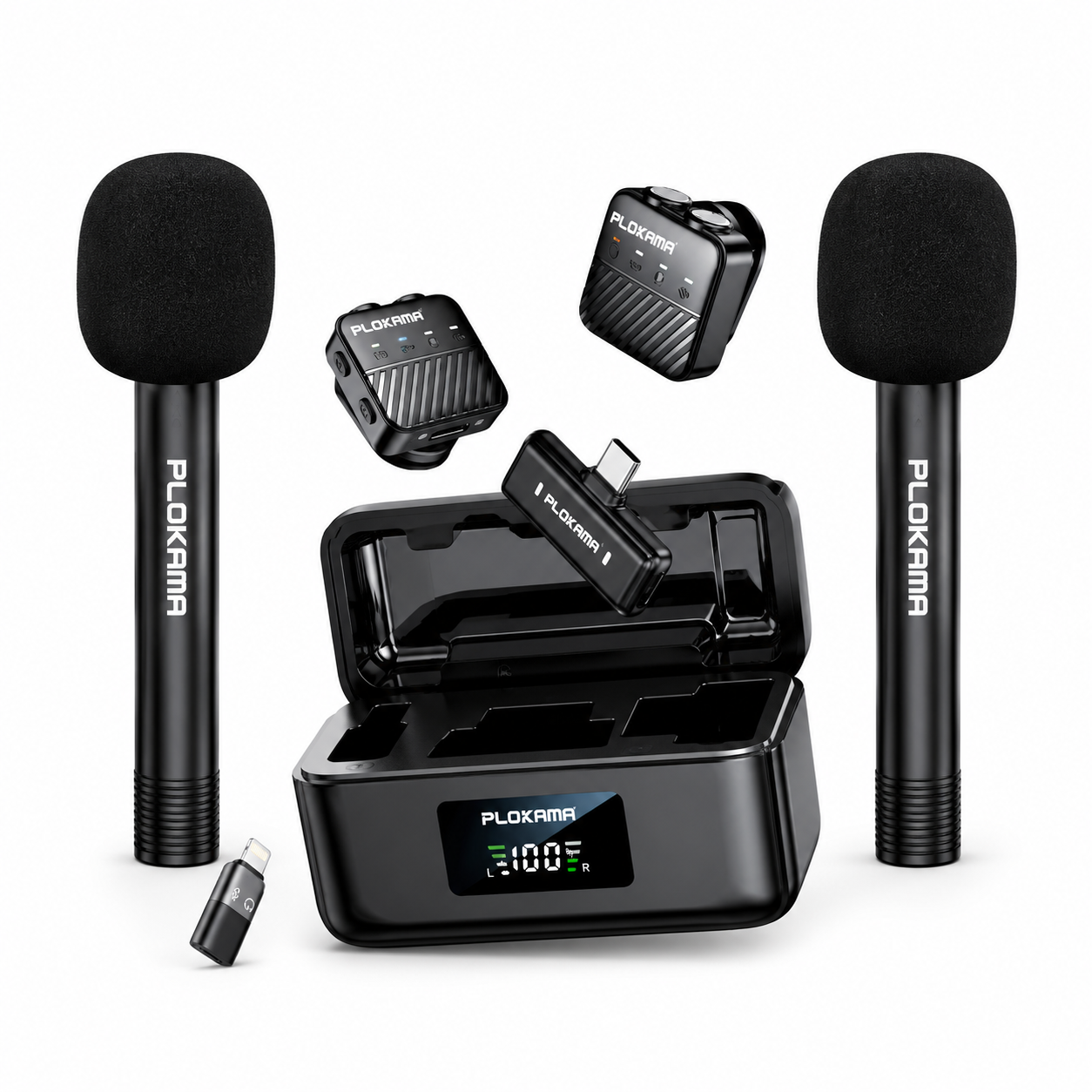 Plokama WM80 - Pack Micro Cravate & Interview pour iPhone & Android