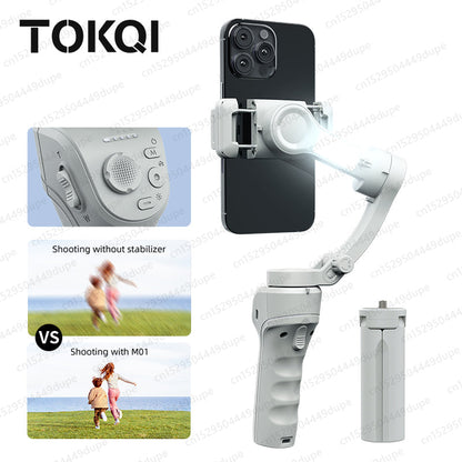 TOKQI M01 - Stabilisateur à 3 Axes pour Smartphone