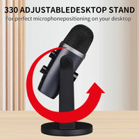 MC-PW10 - Microphone USB Pro Pour Téléphone et Ordinateur
