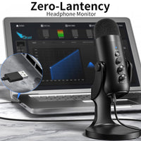 MC-PW8 - Microphone à Condensateur USB  pour Téléphone & Ordinateur