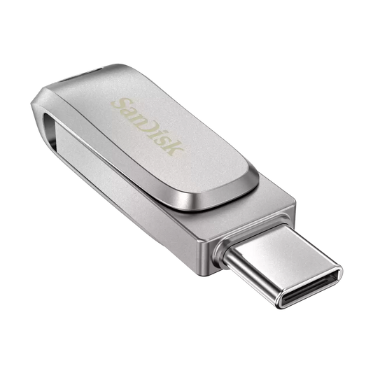 Clé USB 3.2 Gen 1 SanDisk Ultra Dual Drive Luxe (USB-C / USB-A)