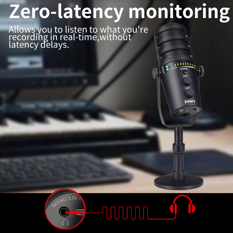 MC-PW12 - Microphone Pro de bureau USB  pour Windows/Mac et Téléphone