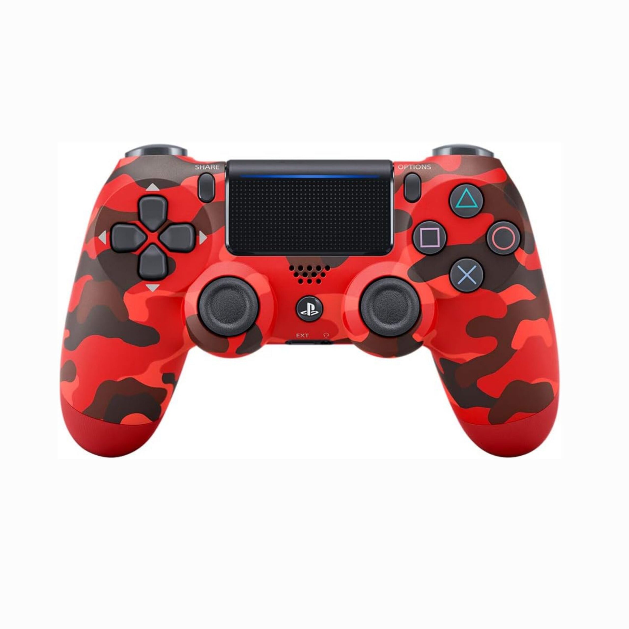 Manette Playstation 4 - Certifié CE - Treillis Rouge